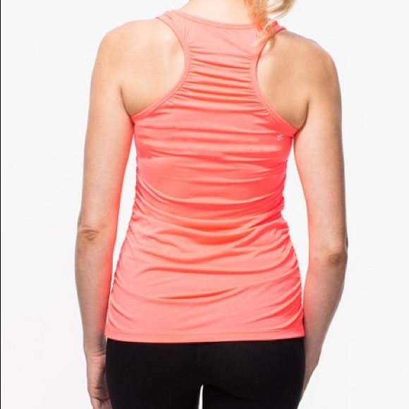 BLUE lukka ruched racerback workout top - Picture 7 of 7